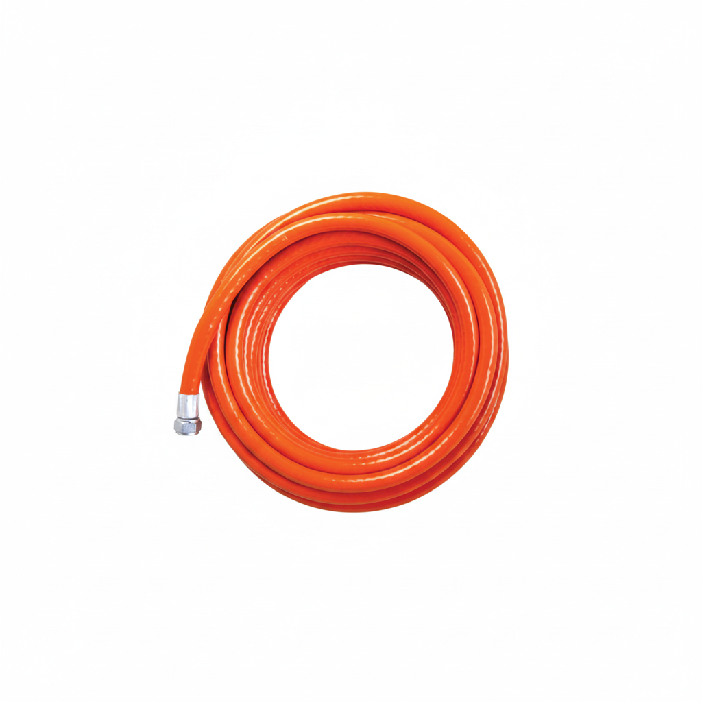 MANGUERA DE 10 M. CON CONEXIÓN DE 1/4 NPT NARANJA ( 300 PSI )