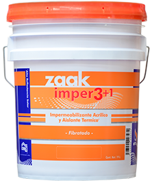Zaak Imper 3+1 Fibra Rojo Oxido 18 L
