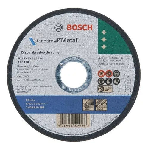 Disco de corte de metal 4 1/2" BOSCH