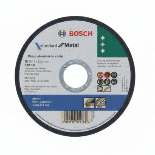 Disco de corte de metal 4 1/2" BOSCH