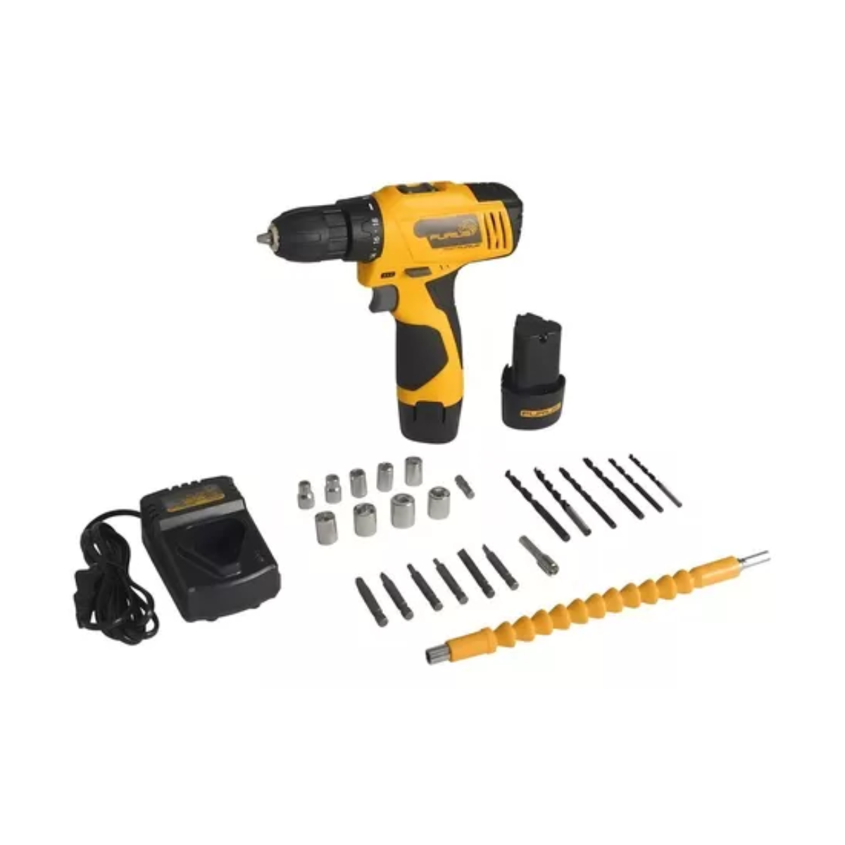 TALADRO ATORNILLADOR INALAMBRICO 12V RPM SET DE ACCESORIOS