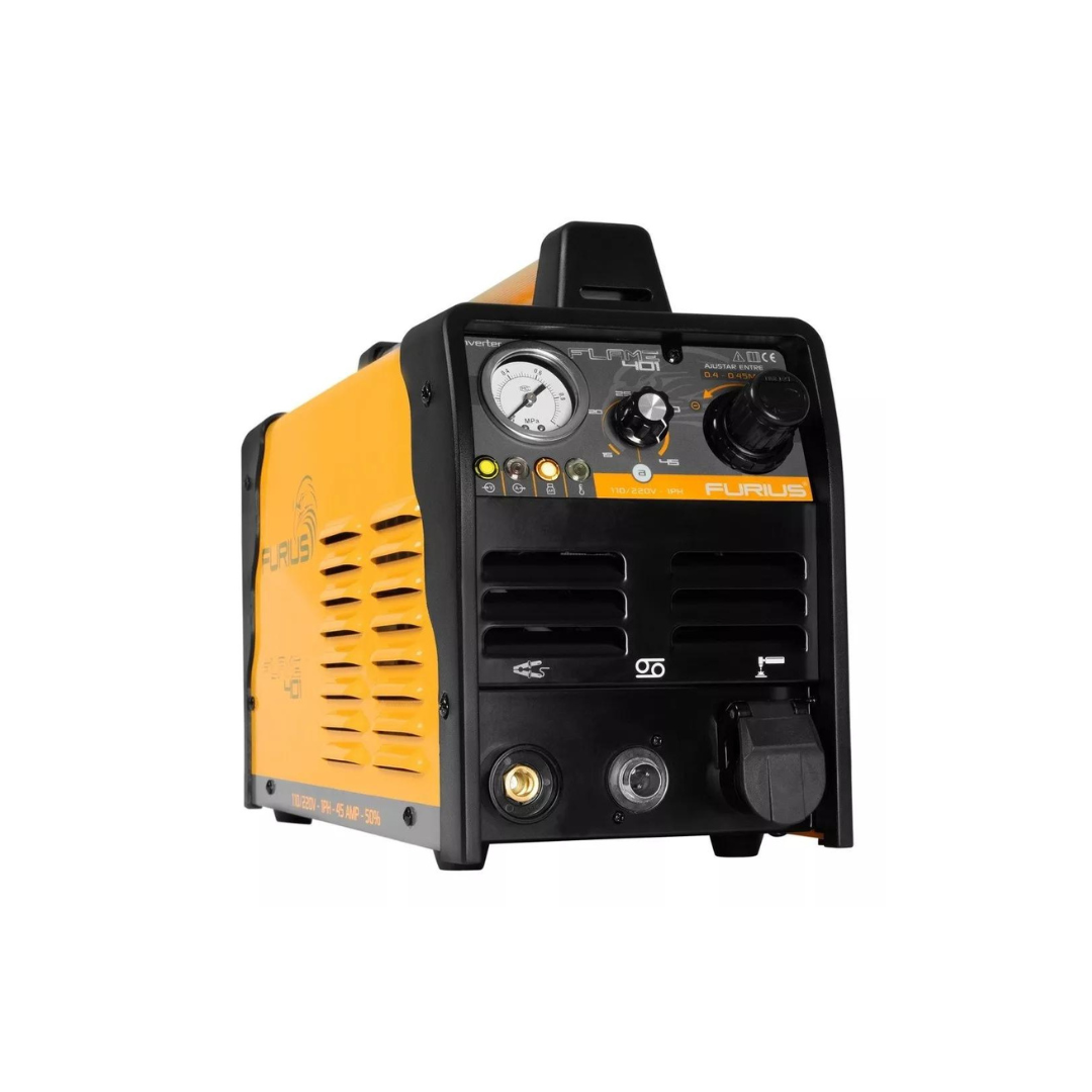 CORTADOR DE PLASMA INVERSOR FURIUS FLAME 401 - 45A 110/220V 1 ph.