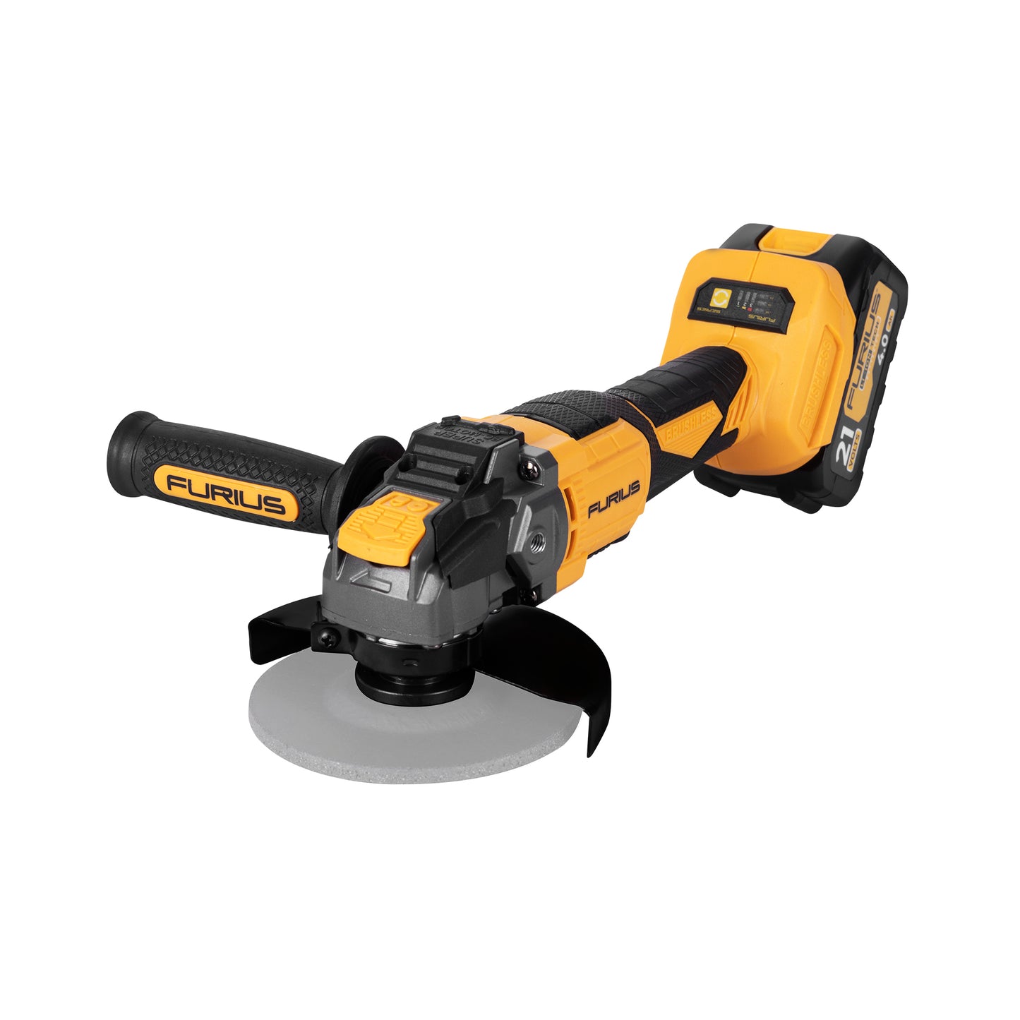 Esmeriladora angular inalámbrica brushless 4 1/2" 21V