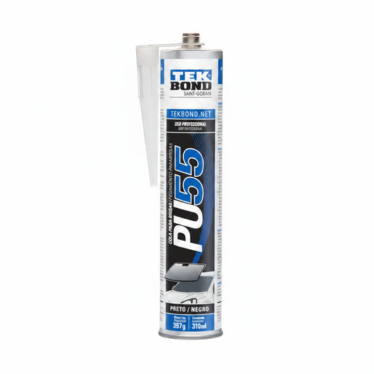 Sellador Poliuretano PU55 Tekbond 600ml sachet/bolsa Negro