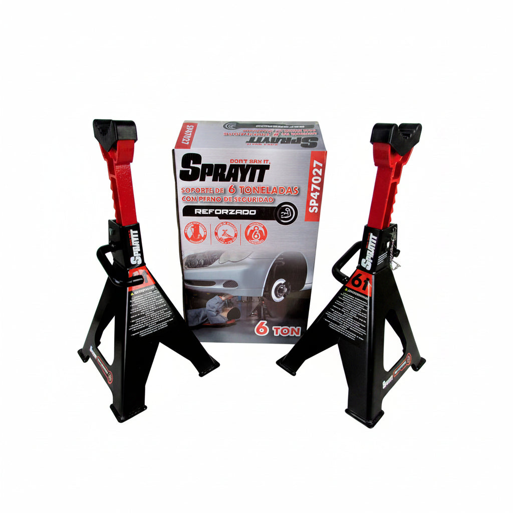 SOPORTE DE 6 TON C/PERNO DE SEGURIDAD
