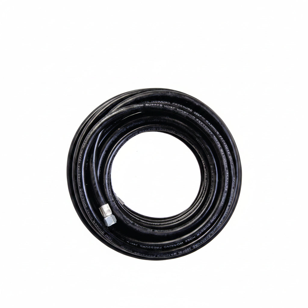 MANGUERA  DE  15 MTS.  DIÁMETRO  1/4"  CONEXIÓN DE  1/4"  ACOPLADOR  HEMBRA    ( 300 PSI )