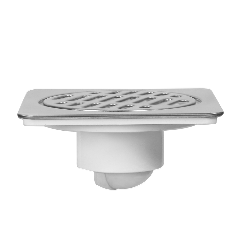 COLADERA INSTALA FACIL DE 10 X 10 CUBIERTA DE AC. INOX Y CHECK ANTIOLORES
