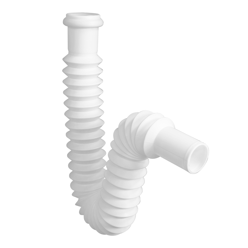 EXTENSION-TRAMPA FLEXIBLE DE 1 1/4" TIPO P EXT. DE 55 CM PARA LAVABO