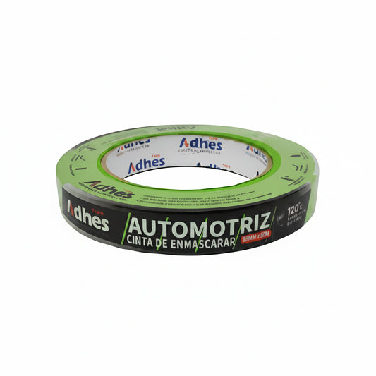 ADHES DE ENMASCARAR VERDE AUTOMOTIVE 120°C 18mm X 50m 140mµ