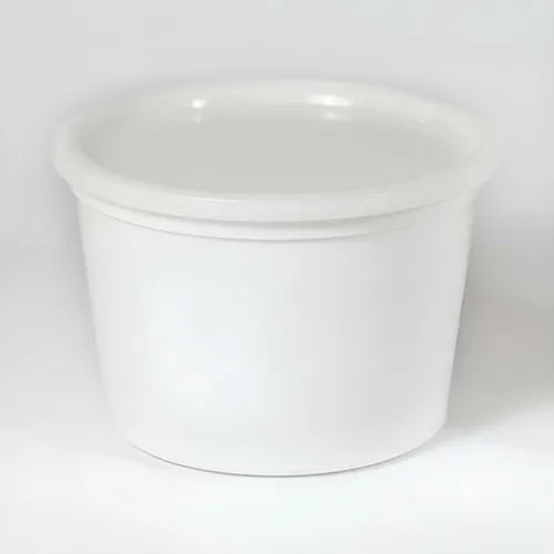Envase de Blanco PLASTICO con tapa