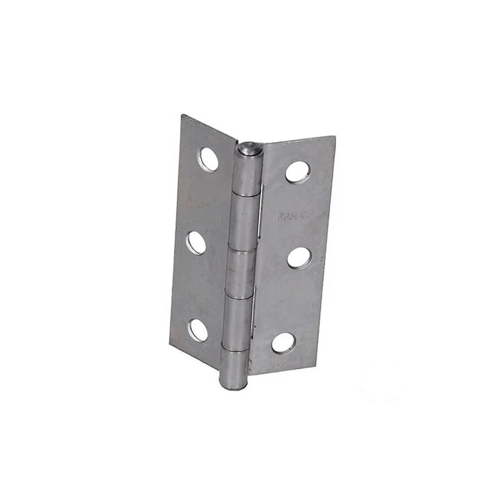 Bisagra 3 latonada con tornillo