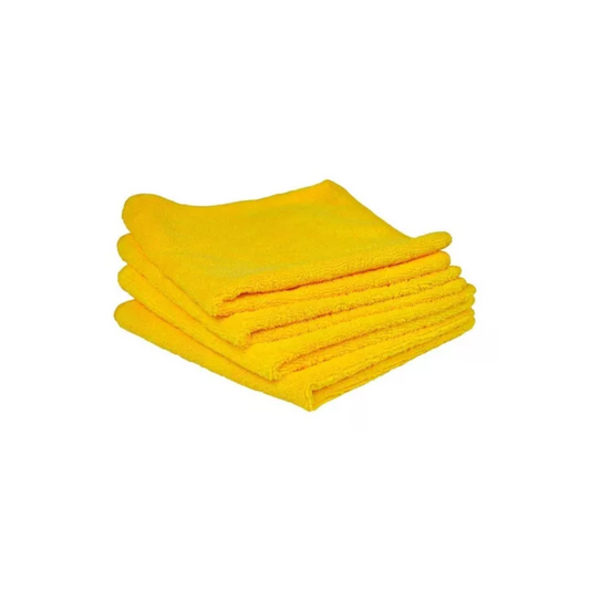 TOALLA MICROFIBRA CON 36 PZAS AMARILLA