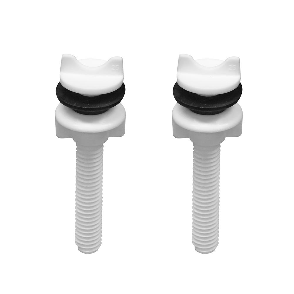 JUEGO DE TORNILLO DE POLIPROPILENO P/ACOPLAR