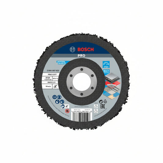 Disco limpiar Best Metal 125mm negro